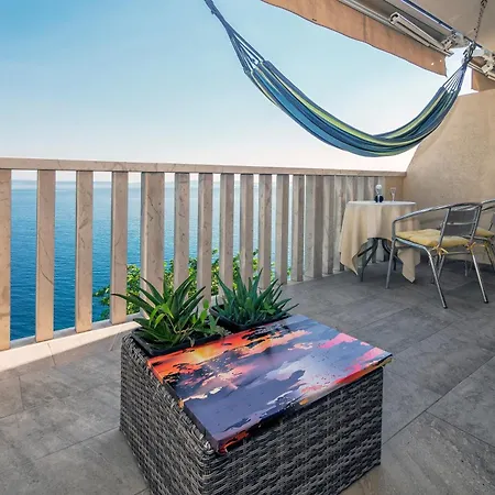 Gasthof Super Horizont- Sea View With Private Jacuzzi Time & Free Parking Stobreč